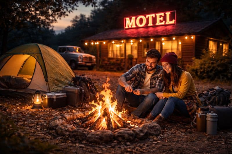 How camping indirectly boosts the roadside motel industry