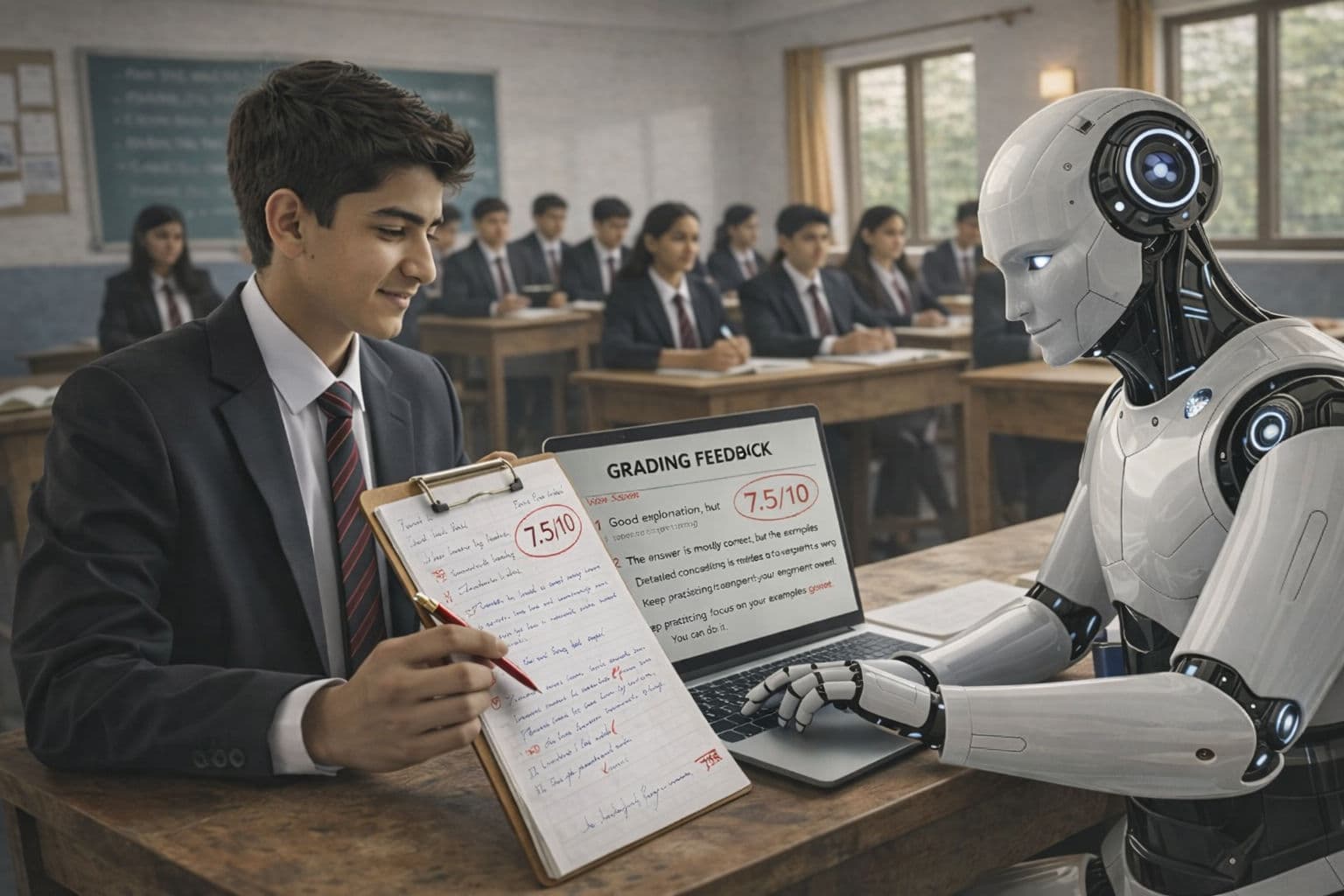 Handwritten Answer Evaluation & Feedback