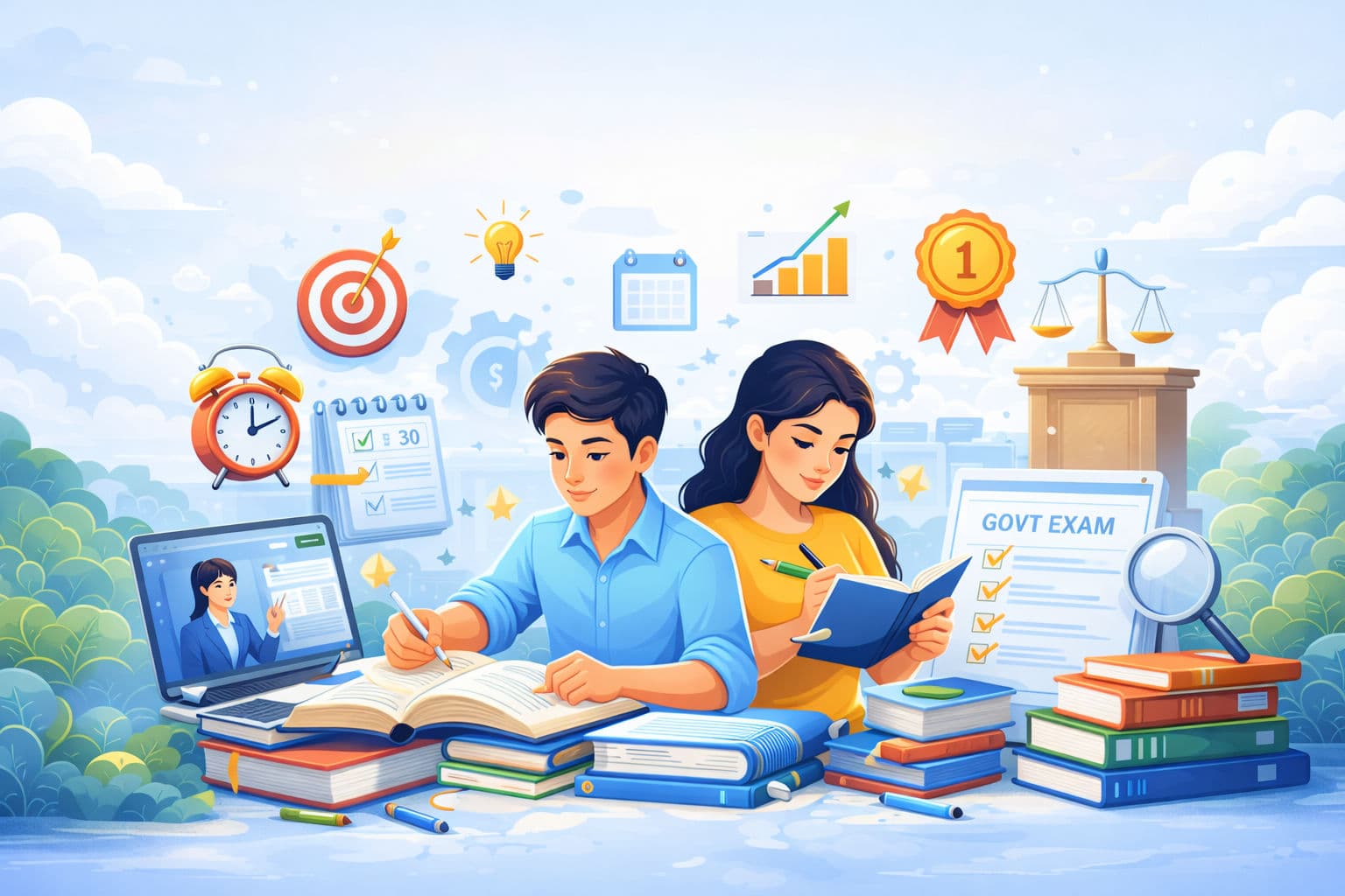 Top 7 Smart Study Techniques to Crack Government Exams Faster